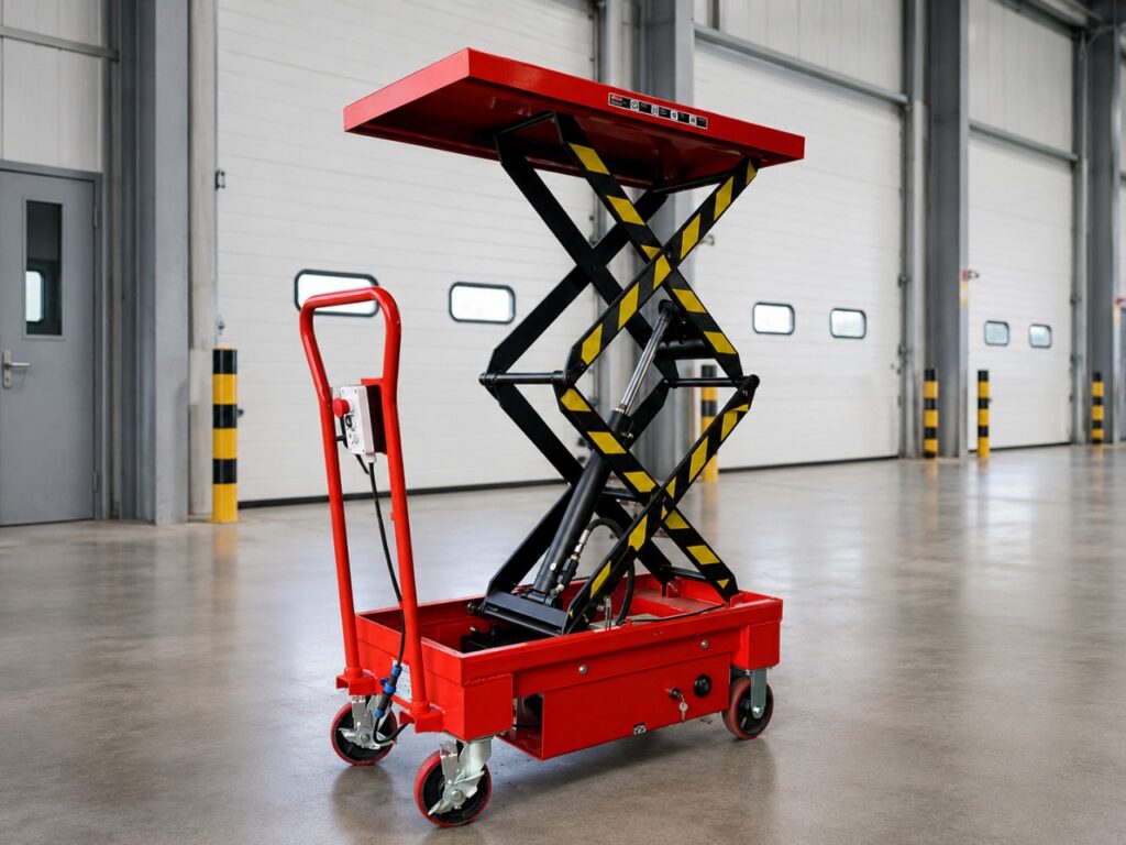 Фото Гидравлический Подъемный Стол Передвижной с Электроподъемом OXLIFT EPSD50 1600 мм 500 кг 2