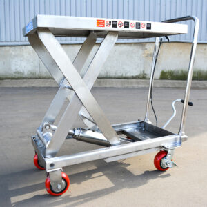 Фото Гидравлический Подъемный Стол Передвижной из нержавеющей стали OXLIFT OXF50-STEEL 900 мм 500 кг 3
