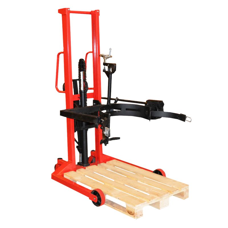 Фото Тележка-Штабелер для Кантовки Бочек HS-DT1435 Оптима OXLIFT 1400 мм 350 кг 1