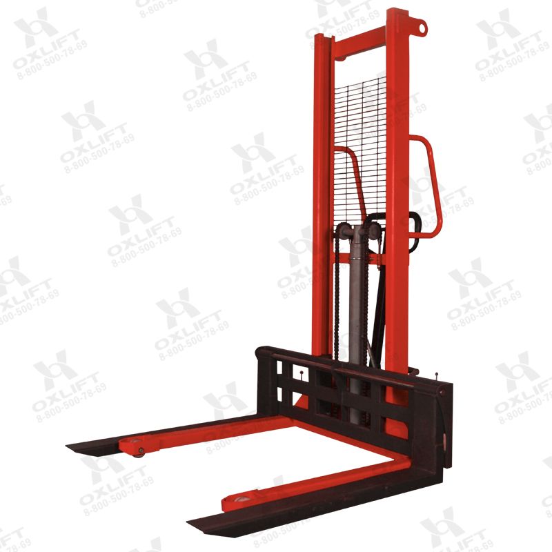 Фото Гидравлический Штабелер с Широкими Опорными Лапами HS16-W OXLIFT 1600 мм 1500 кг 2
