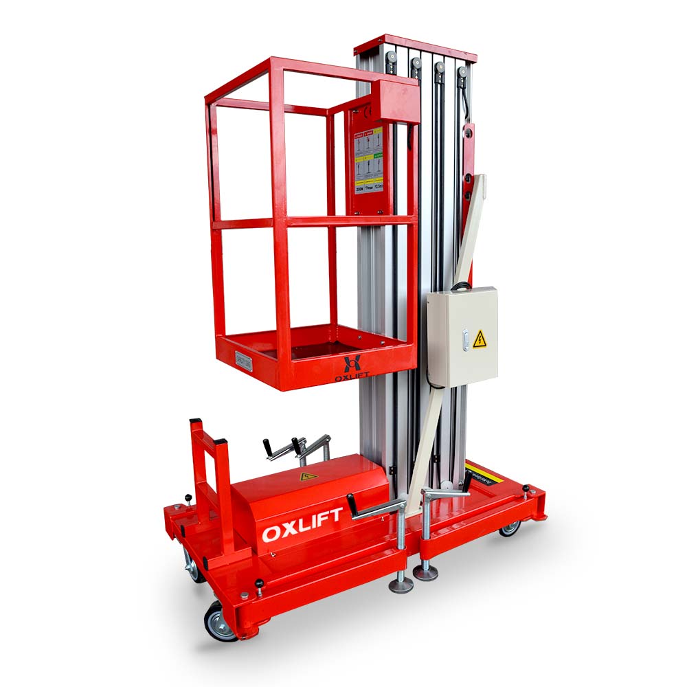 Фото Телескопический Одномачтовый Подъемник ZX-1-100 OXLIFT 10 м 125 кг 1