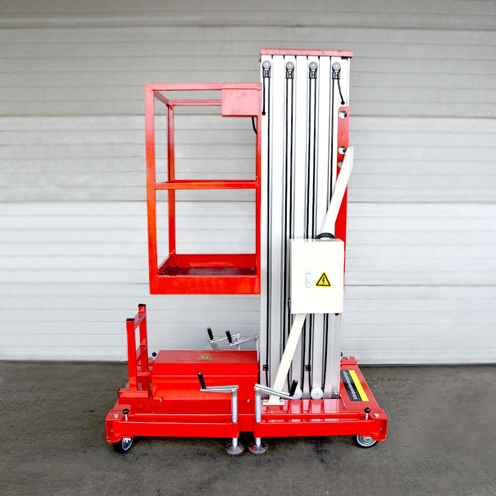Фото Телескопический Одномачтовый Подъемник ZX-1-100 OXLIFT 10 м 125 кг 3