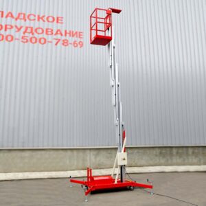 Фото Телескопический Одномачтовый Подъемник ZX-1-080 OXLIFT 8 м 125 кг 3